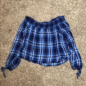 Able Plaid Crop
